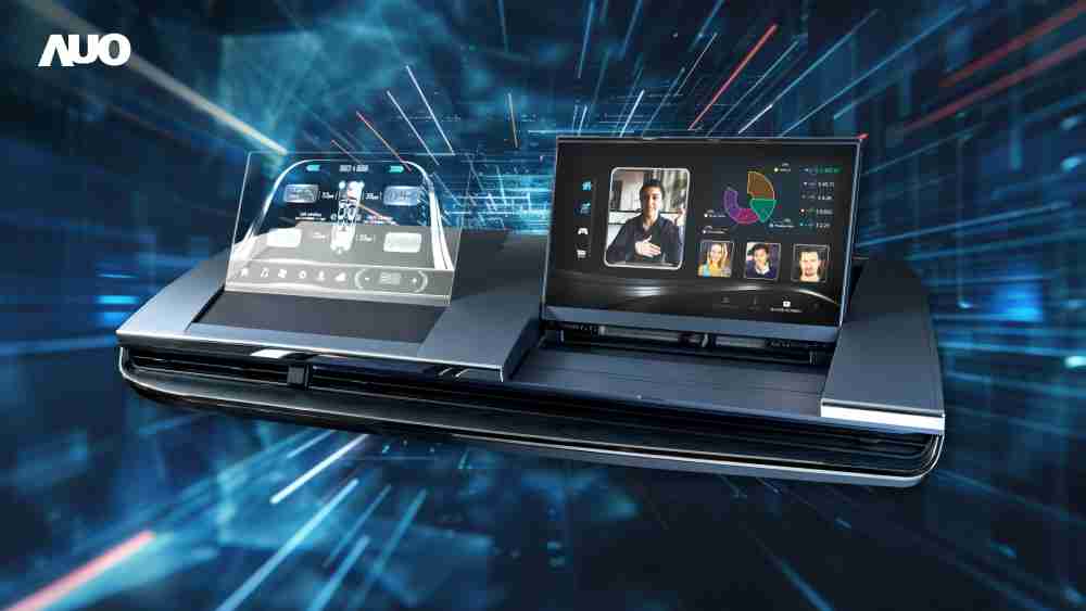 巨星国际Micro LED Display HMI解决方案打造透明Micro LED前座仪表，，，呈现信息并保留驾驶视野开阔；亦为副驾驶座乘客打造收放自如的Micro LED屏幕，，，，在不影响显示质量的前提于显示区内建镜头，，，让用户能与视讯对象直接眼神接触，，，，提供绝佳的双向沟通体验